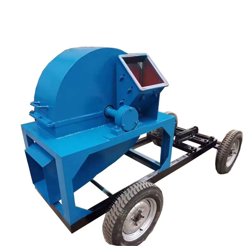 Pto Tractor Driven Electric Wood Chippertree Shredder Machine Portable Small Hammer Mill Wood Log Pallet Branch Crusher