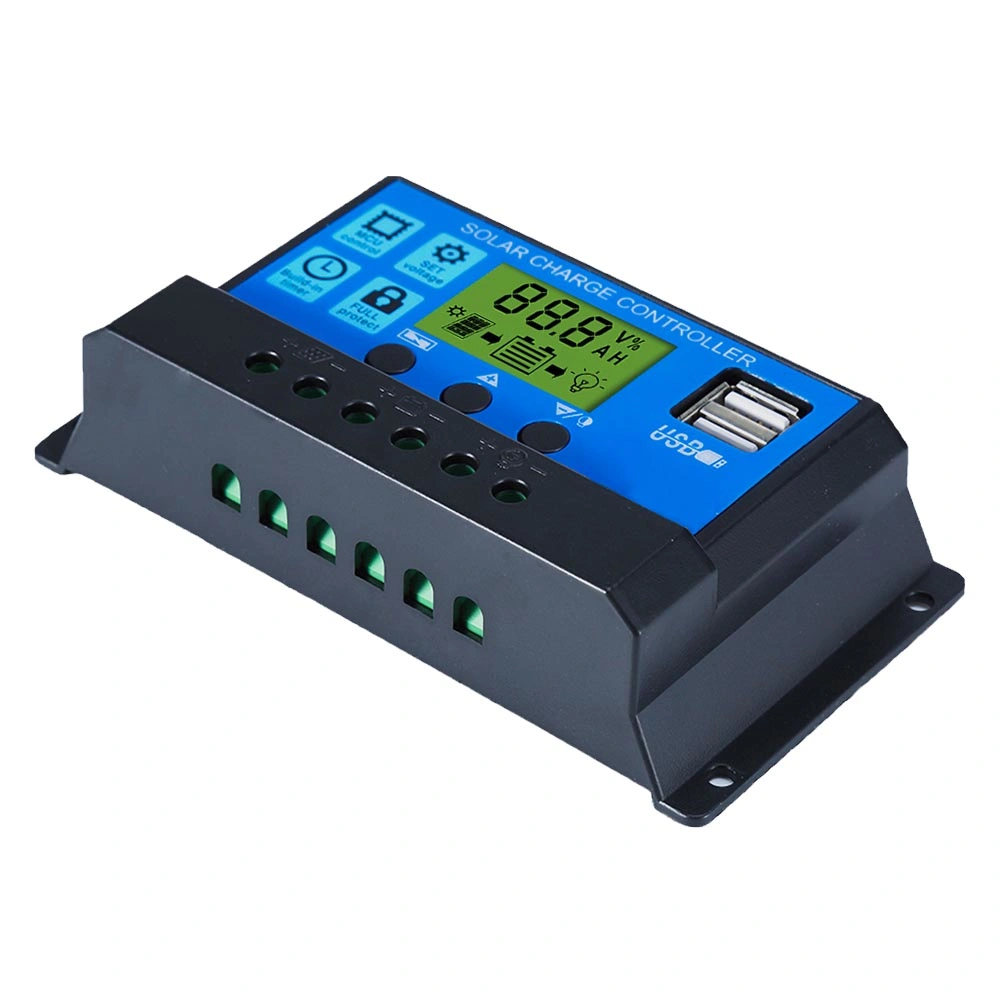 Suyeego New Arrival Solar Charge Controller PWM Solar Charge Controller Solar Panel Controller with 2 USB Connected Device