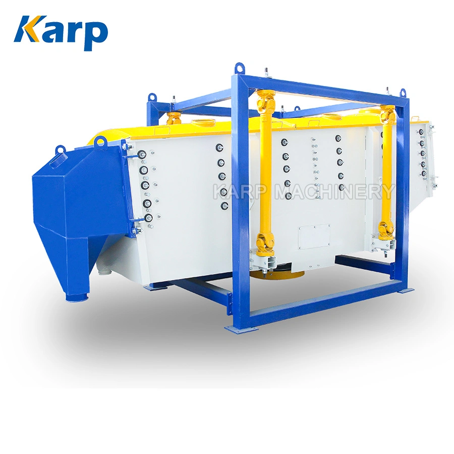 Square Vibrating Screen Frac Sand High Capacity Oil Field Gyratory Sifter