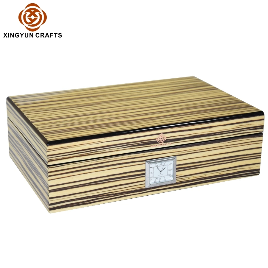 Luxury Wooden Craft Gifts Jewelry Case Large Capacity Jewelry Organizer Box with Cosmetic Mirror