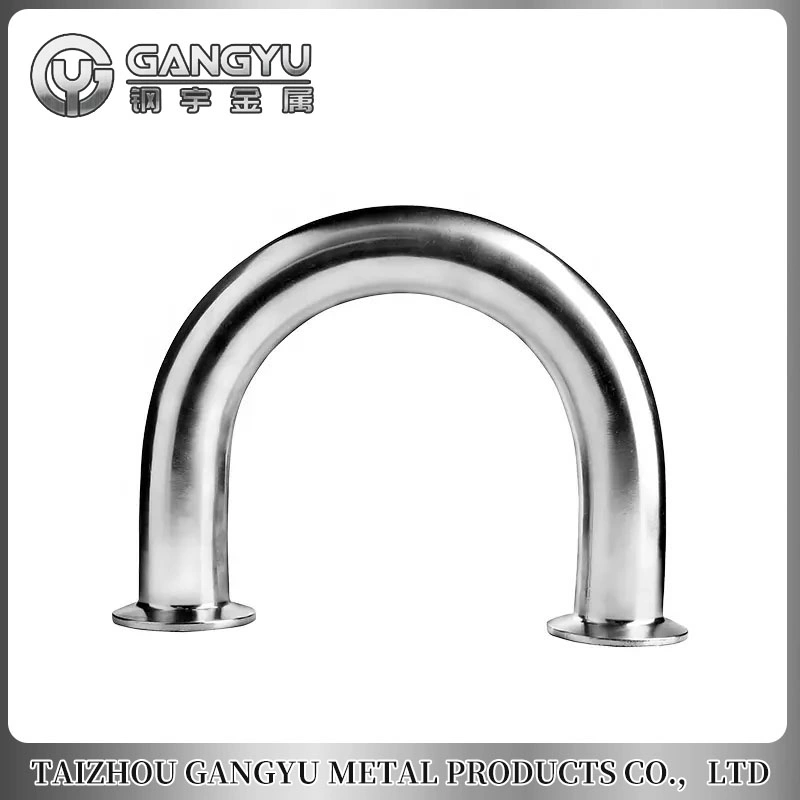 90 Degree Tube Bending with Plain End Stainless Steel Crimp Fittings Reducer