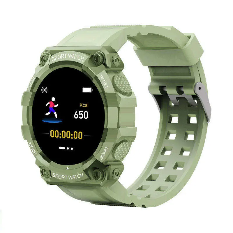 Fd68 Smart Watch para homem pulseira de pulseira de ritmo cardíaco Sleep Monitorização do pedómetro à prova de água Fd68s Sport SmartWatch para mulher