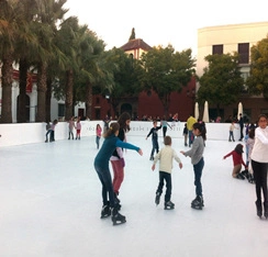 UHMWPE Synthe patinoire de hockey sur glace synthétique du Conseil de tuiles