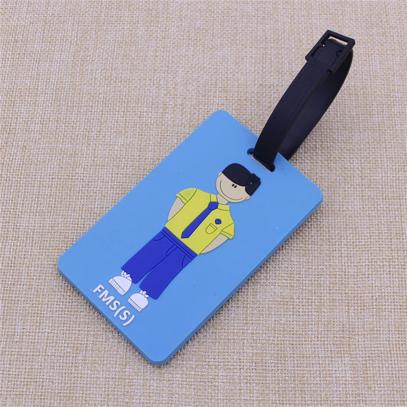 Wholesale/Supplier Airplane Customized 3D Soft PVC Rubber Travel Baggage Luggage Tags