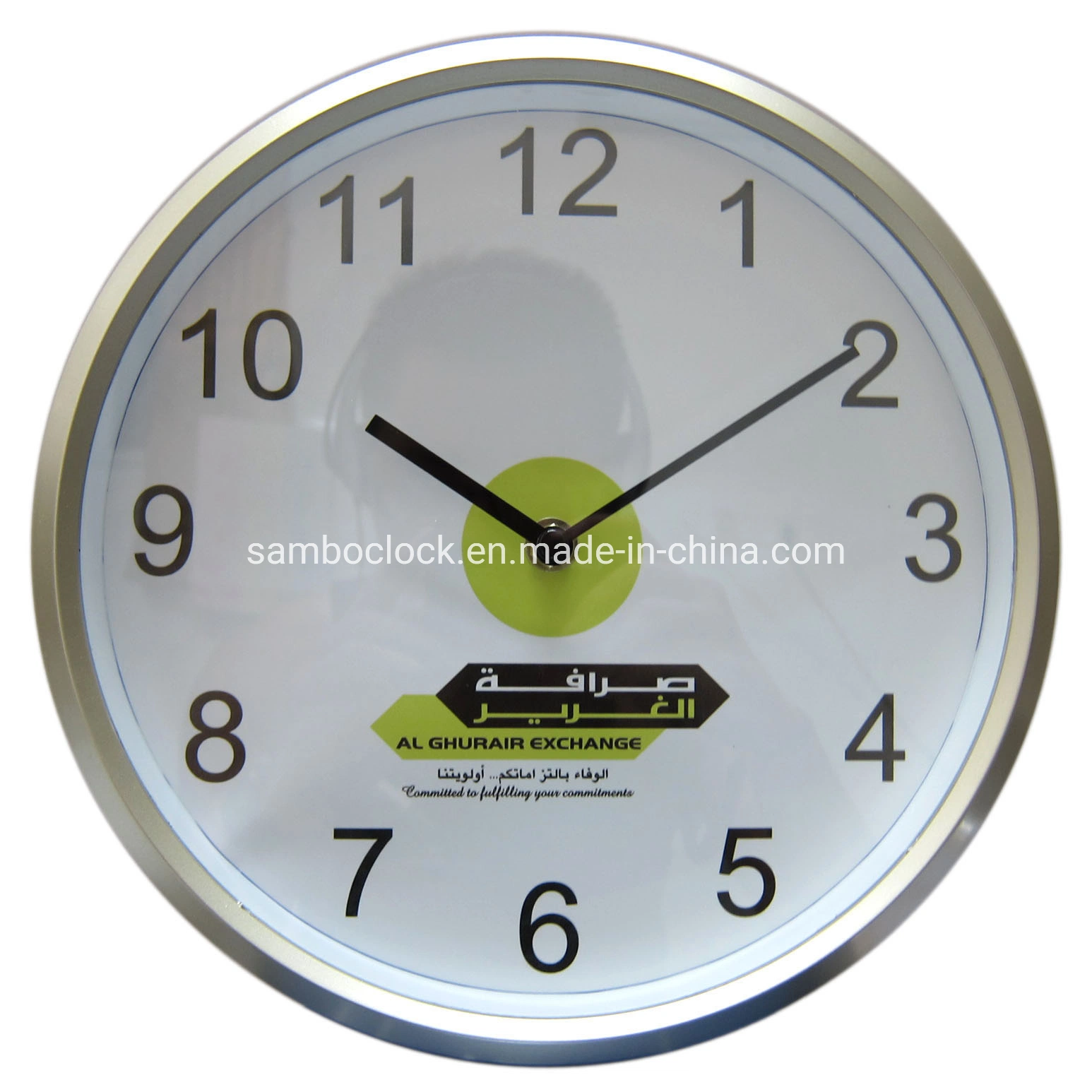 10" Custom Wall Clock Promotion Gift for Christmas Clock OEM