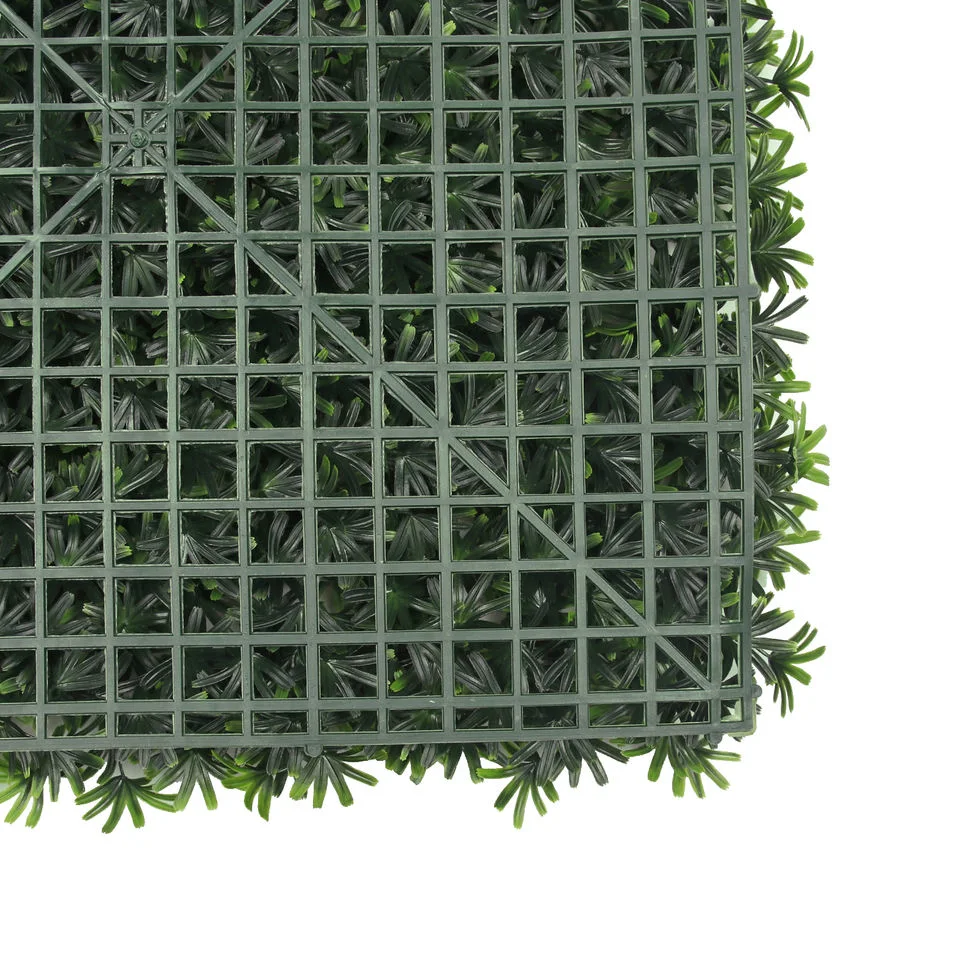 Vente en gros Décoration Vert artificiel mur de plantes Boxwood haie pour Vert Mur extérieur