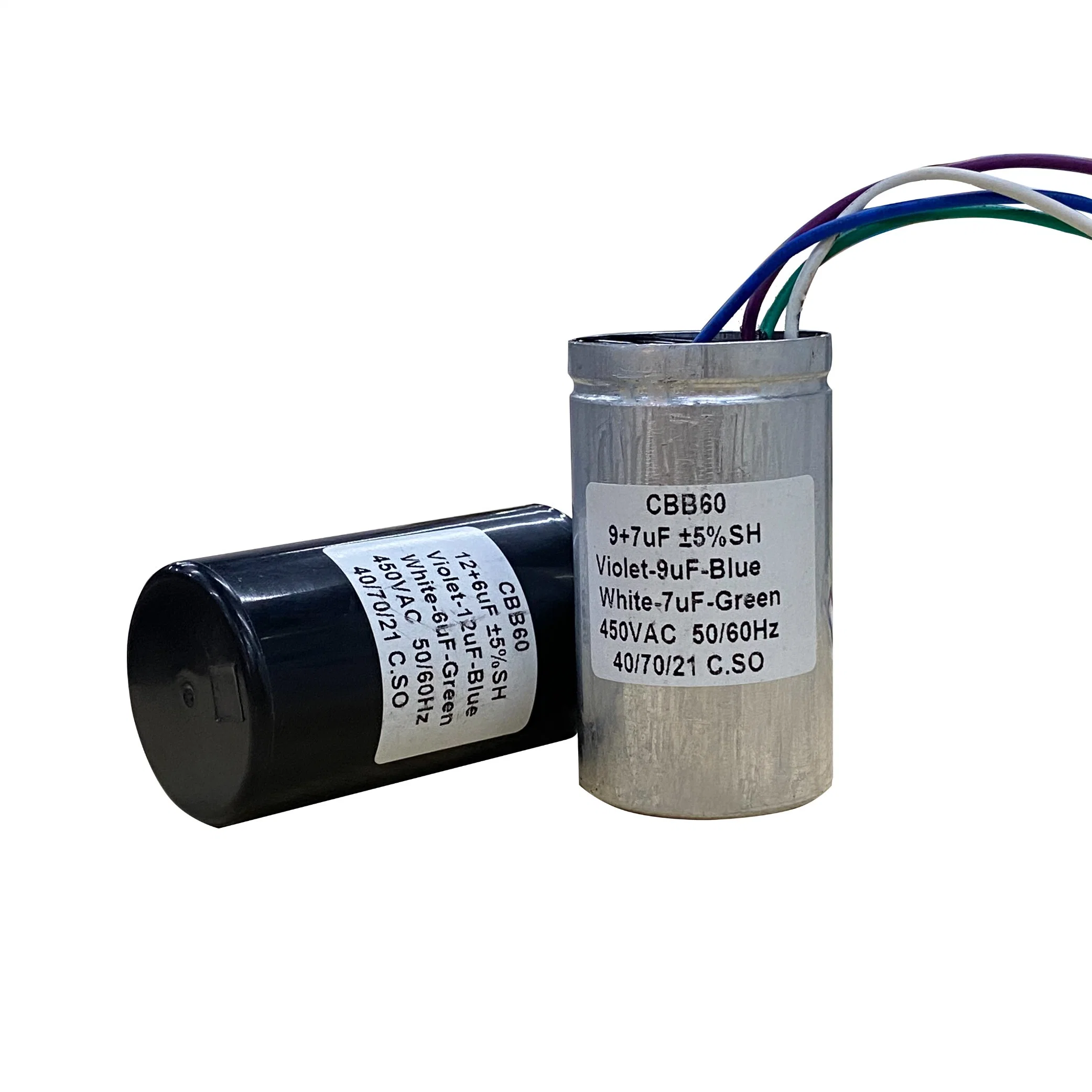 Ruijeep Nuevo y original 60Hz/Cbb60 AC450V 50 Motor Run Capacitor Se usa para el aire acondicionado