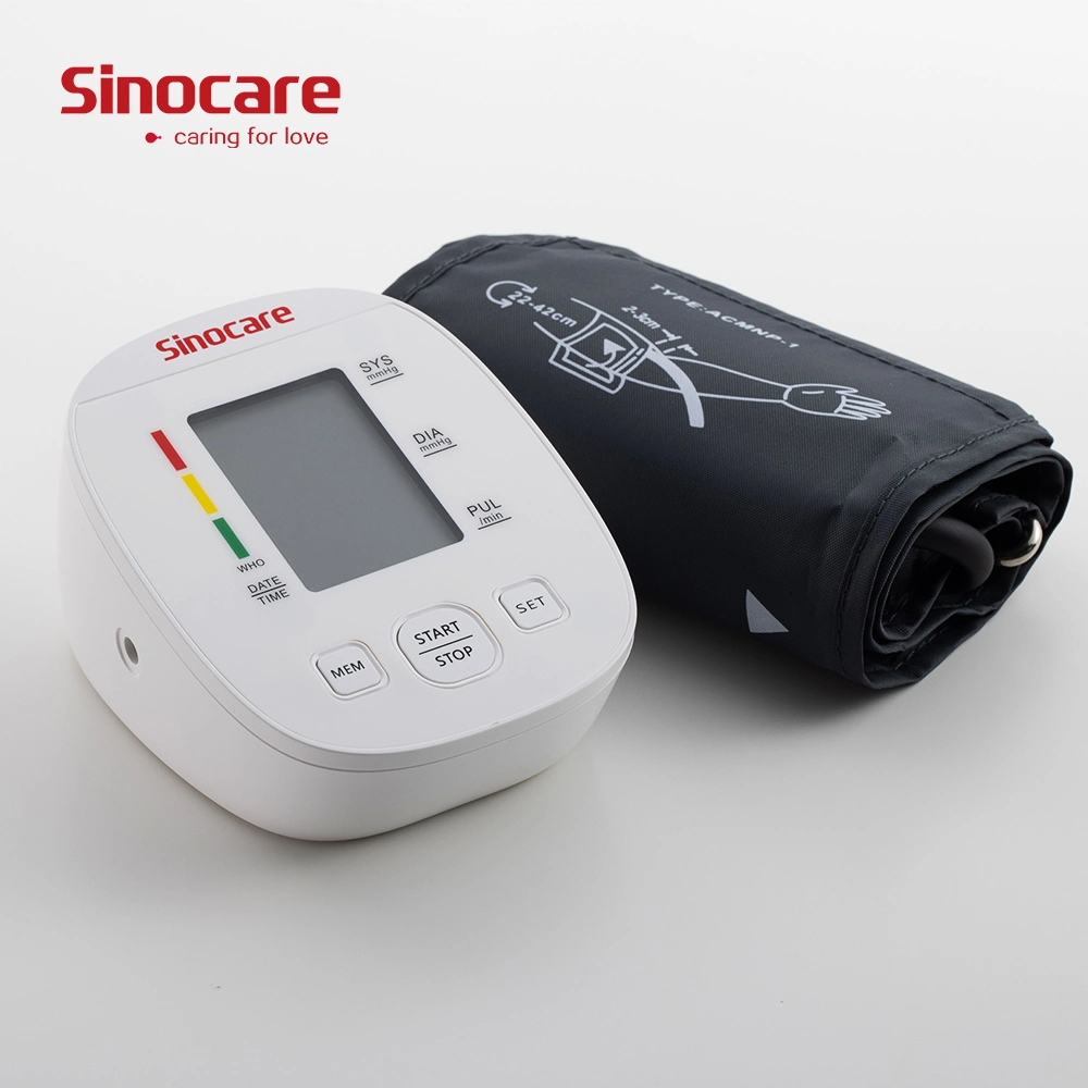 Sinocare Top Sales Portable Home Electronic LCD Battery Wrist Blood Pressure Monitor