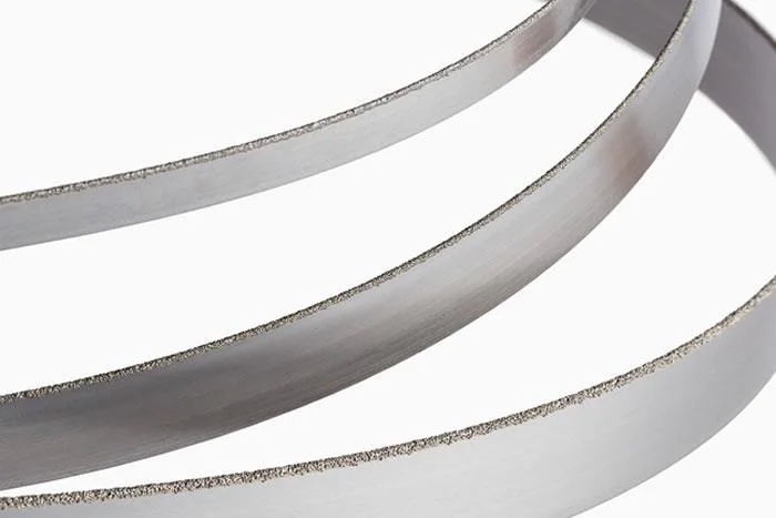 China Diamond Band Saw Blade for Cutting Silicon Granite Marble Masonry Material Construction Blocks Composites Carbon Graphite Glass Reinforced Fibreglass