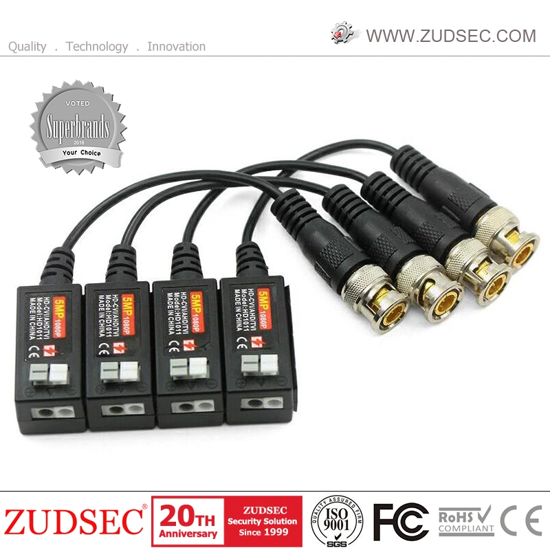 High quality/High cost performance Hot Sale 1CH Passive Interlocking HD Passive Video Balun for CCTV Accessories