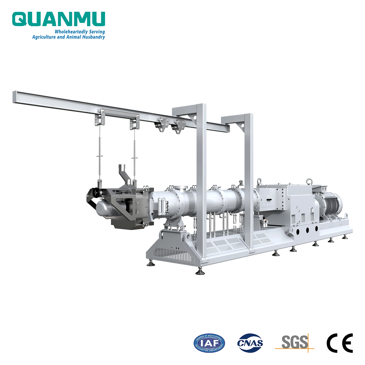 Best Price of Dry Dog or Cat and Pet Food Pellet Large Twin Screw Extruder with CE Certification