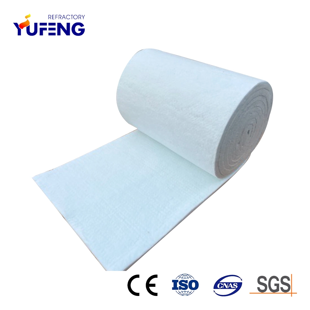 Standard Roll Packing 610mm Width Thermal Insulation Bio Soluble Blanket for Kiln Linings