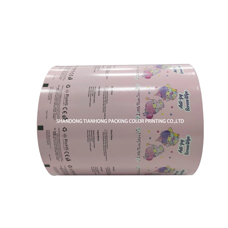 Wet-Wipe Packaging/Antipyretic Packagine/Eye Paste Packing Sachet Material Paper Roll