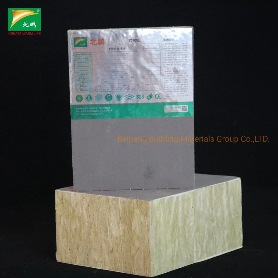 Beipeng 120kg/M3; 140kg/M3 Fireproof Rock Wool Board