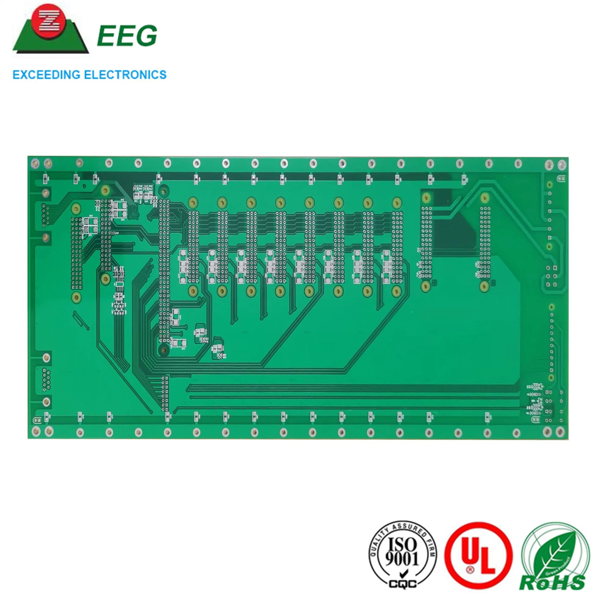 PCB de inmersión multicapa Gold/Silver con homologación ISO9001 UL