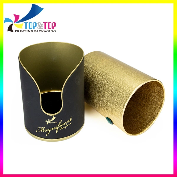 Custom Arabic Style Round Rigid Cardboard Paper Box for Cosmetic Lotion Packaging