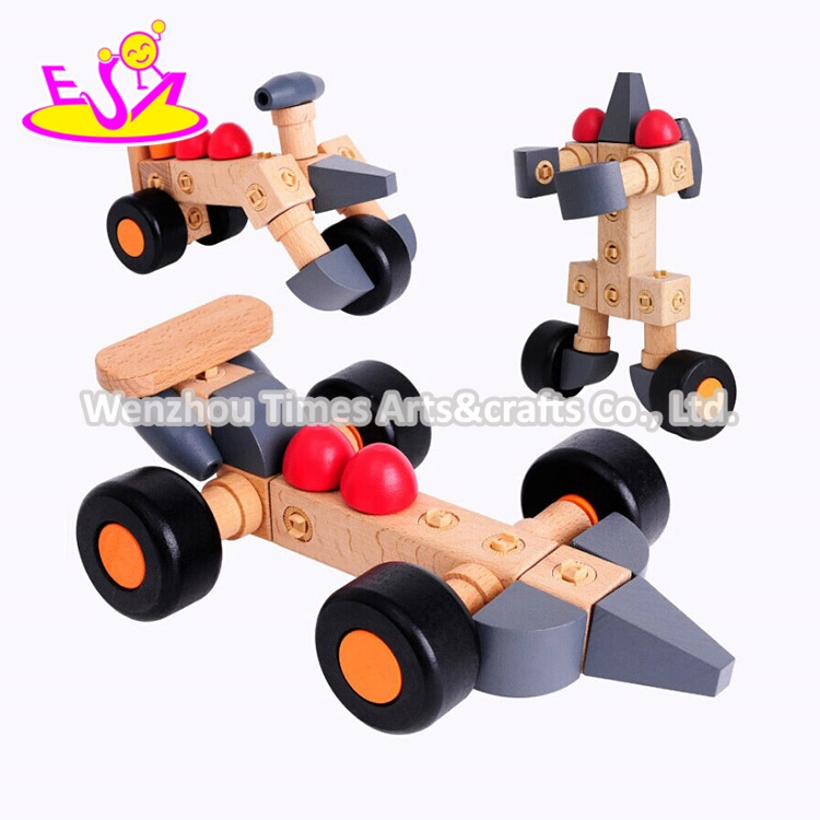 Wholesale/Supplier Cheap Educational DIY Wooden Toy Robots for Kids W04A347