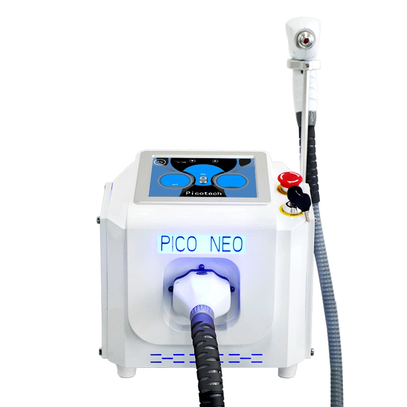 4wave Pico Laser picosegundo Corte de vidrio Q-conmutado ND-YAG tatuaje Quitar Equipo de Belleza