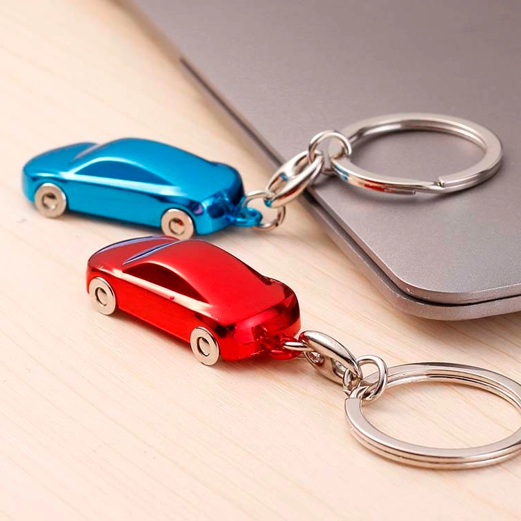 Customized Audi Car Model Key Pendant Zinc Alloy Metal Keychain Mini Metal Key Ring Women's Bag Decoration China Promotional Gift for Corporate Customer Gifts