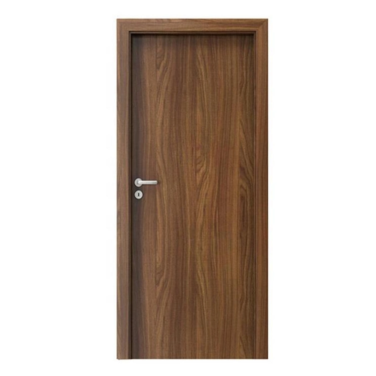 Internal Acoustic Wooden Door Laminated MDF Wood Entry Room Door for Apartment, Hotel, Hospital, School