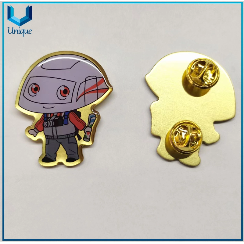 Wholesale/Supplier Football Offset Printing Pin, Printed Badges with Epoxy, Die Struck Luggage Logo Marker, Luggage Logo Badge