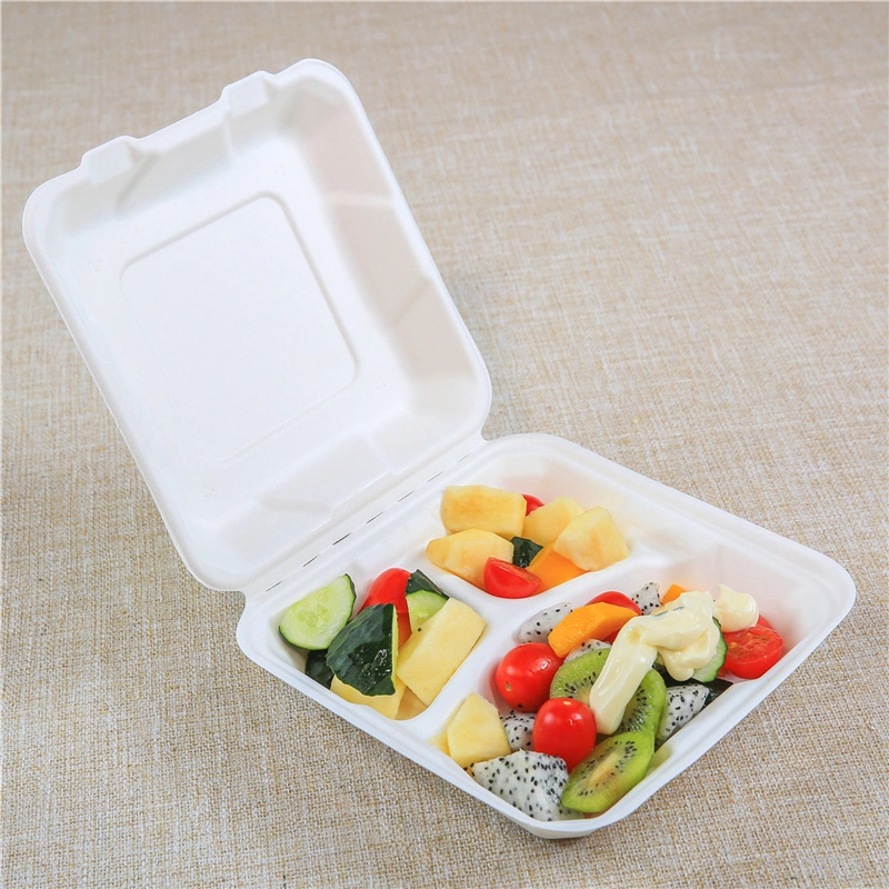 Clamshell Manufacture Bagasse Sugarcane Different Products Food Storage &AMP Container