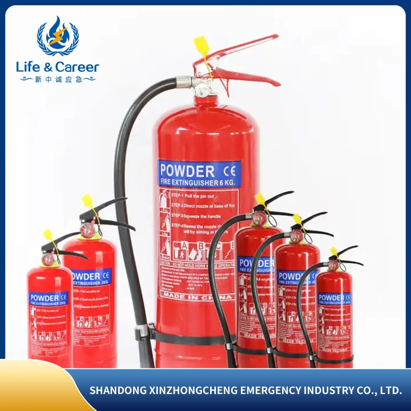 Nouvelle conception Equipement d'incendie poudre sèche extincteur 1 kg 2 kg Mini-équipement d'extinction d'incendie automatique portable de 3 kg