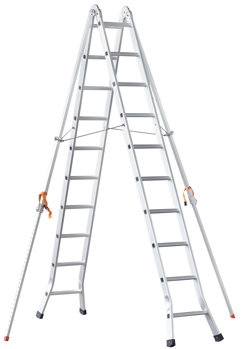 Multi-Leg Joint Safety Ladder That Won't Roll Over