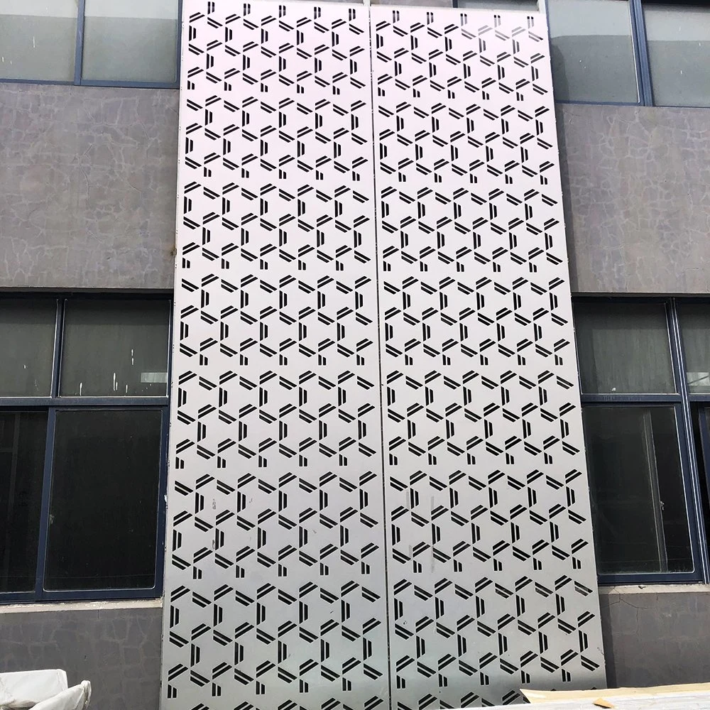 Laser Cutting Aluminum Partition Walls Outdoor