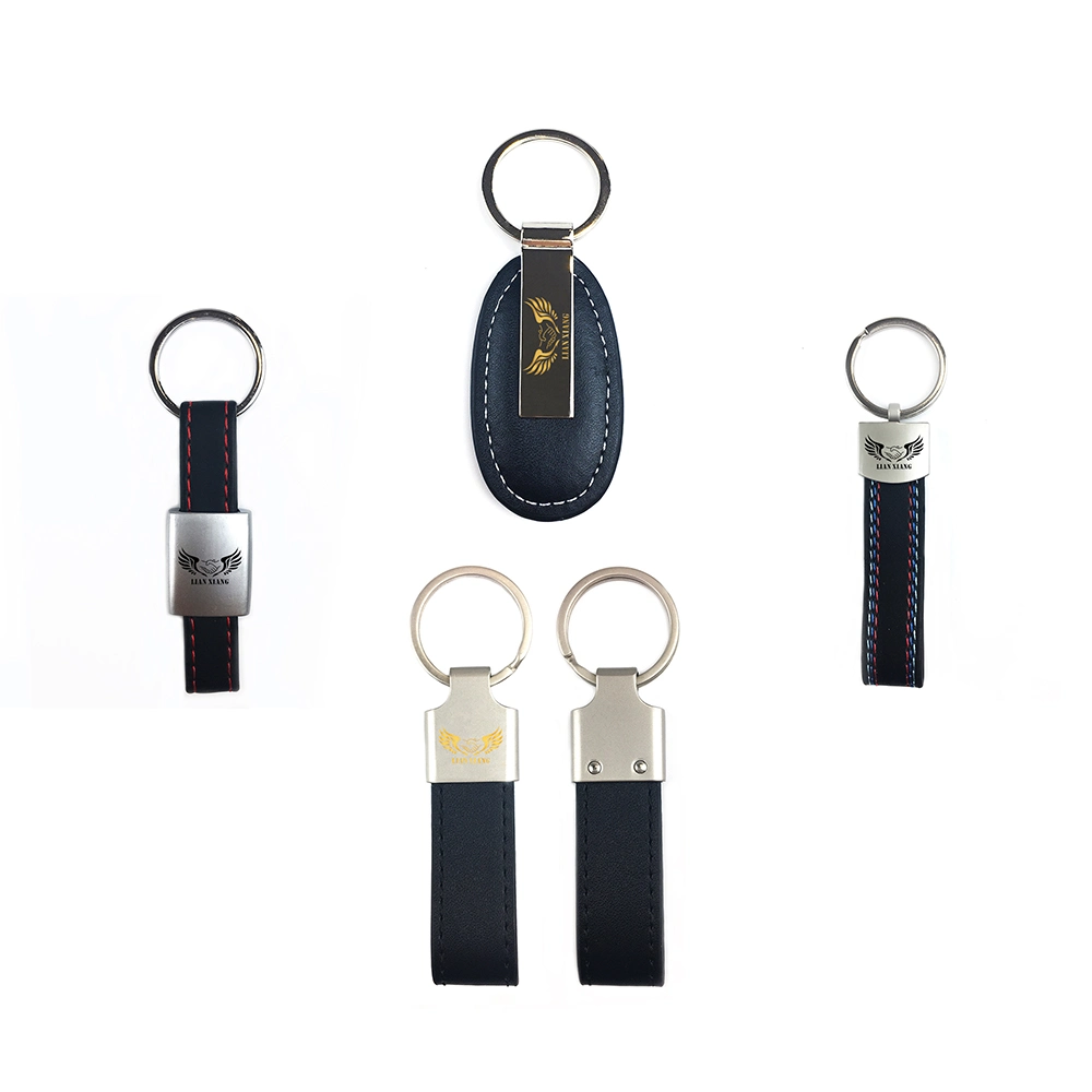 Fashion Custom Printed Key Ring Holder PU Leather Key Chain