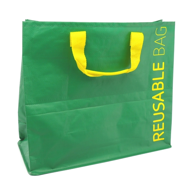 Personalizados promocionais de PP Tecidos não tecidos RPET reutilizáveis laminado sacos de compras