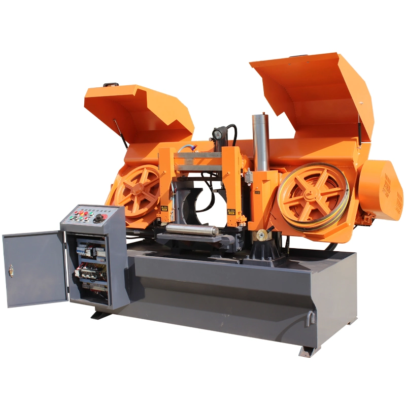 Steel Bar Horizontal Metal Sawing Bandsaw Cutting Rebar Band Sawing Machine Price