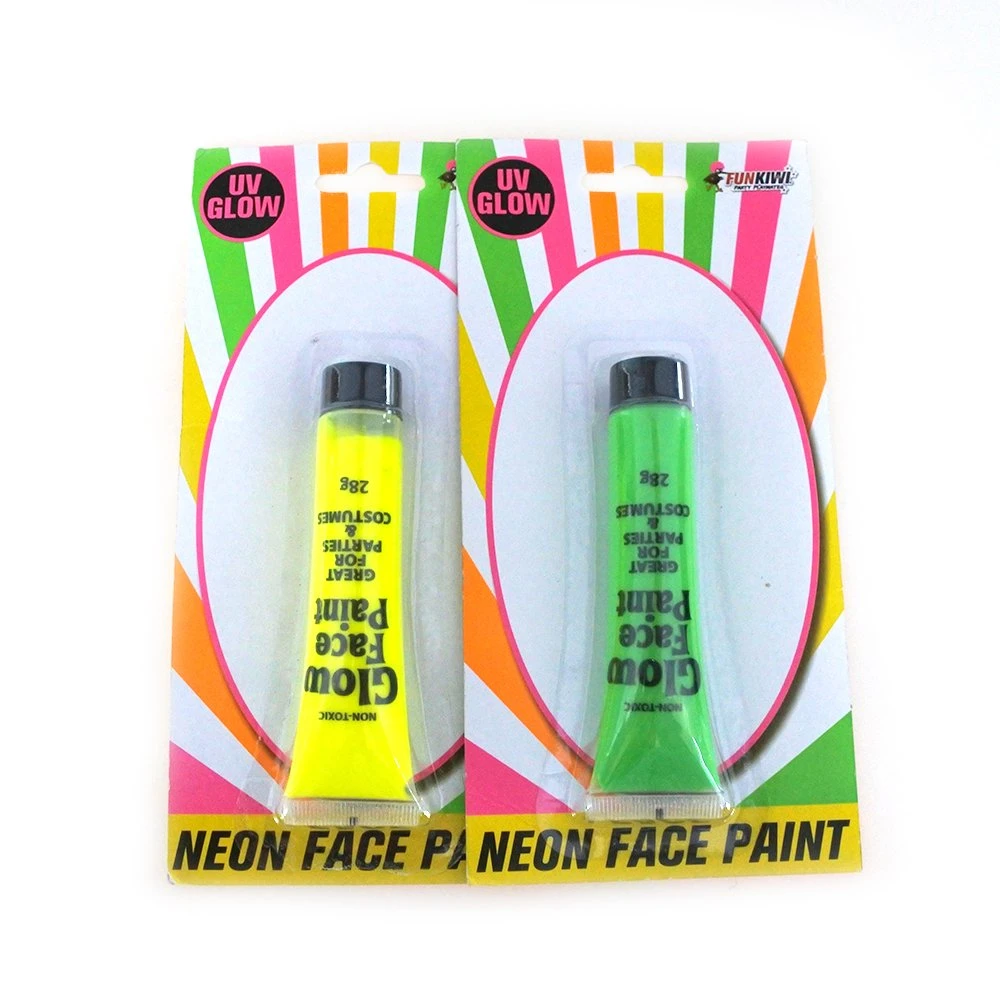 China Art Supplier Fancy Neon Body Face Cream Paint Glow in Dark