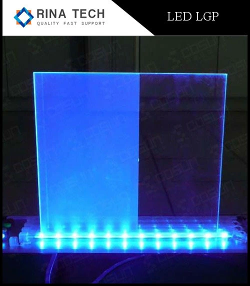Placa de guía de luz Material ultracompacto con lámina de acrílico