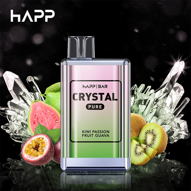 Einweg-Vape Kundengebundene Logo Happ Crystal Legend Bar E Zigarette Zum Rauchen