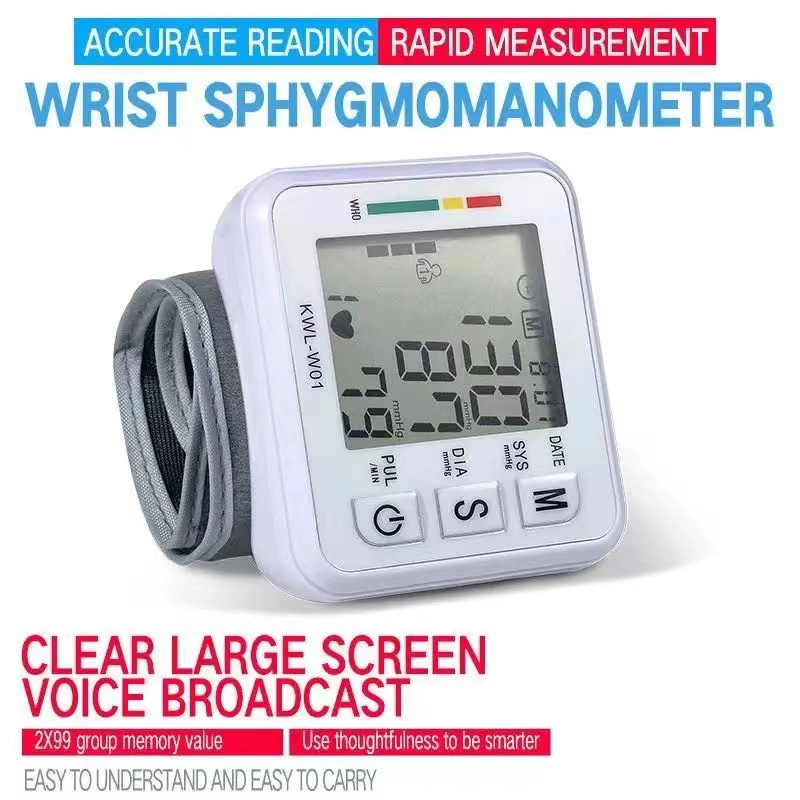 Electronic Wrist Type Bp Machine Wrist Blood Pressure Monitor