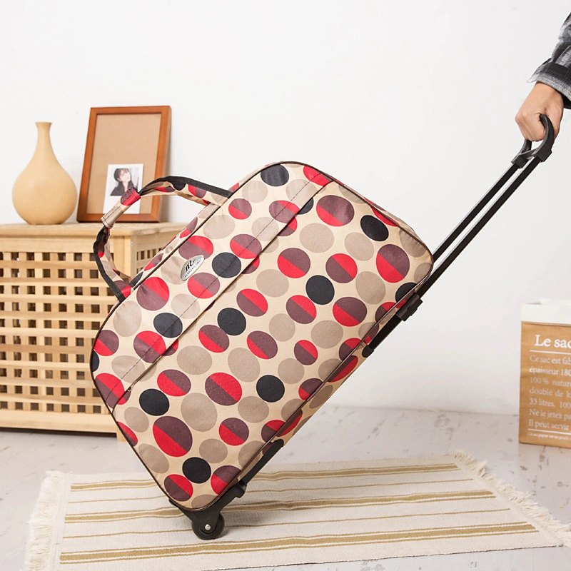 Hot Sell Carry-on Luggage Trolley Bags Rolling Backpack with Wheeled for Outdoor Luggage Travel Bags