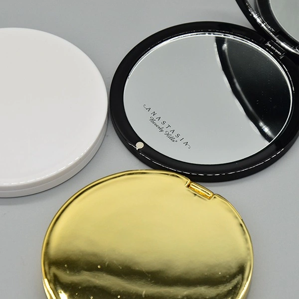 Travel Pocket Makeup Mirror Round Mini Double-Side Mirror for Promotion Gift