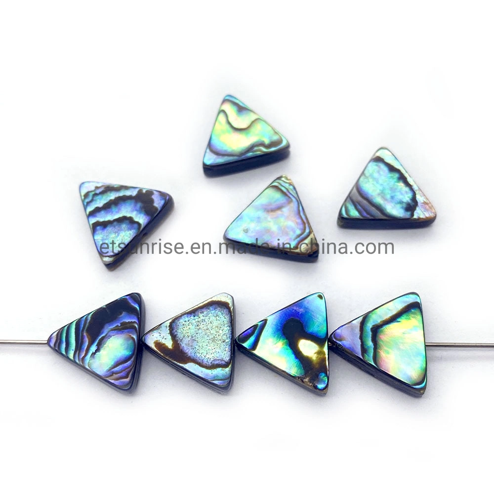 Semi Precious Stone Natural Abalone Shell Water Drop Paua Shell Heart-Shaped Loose Bead DIY Necklace Earring Accessories Jewelry<Esb01797>