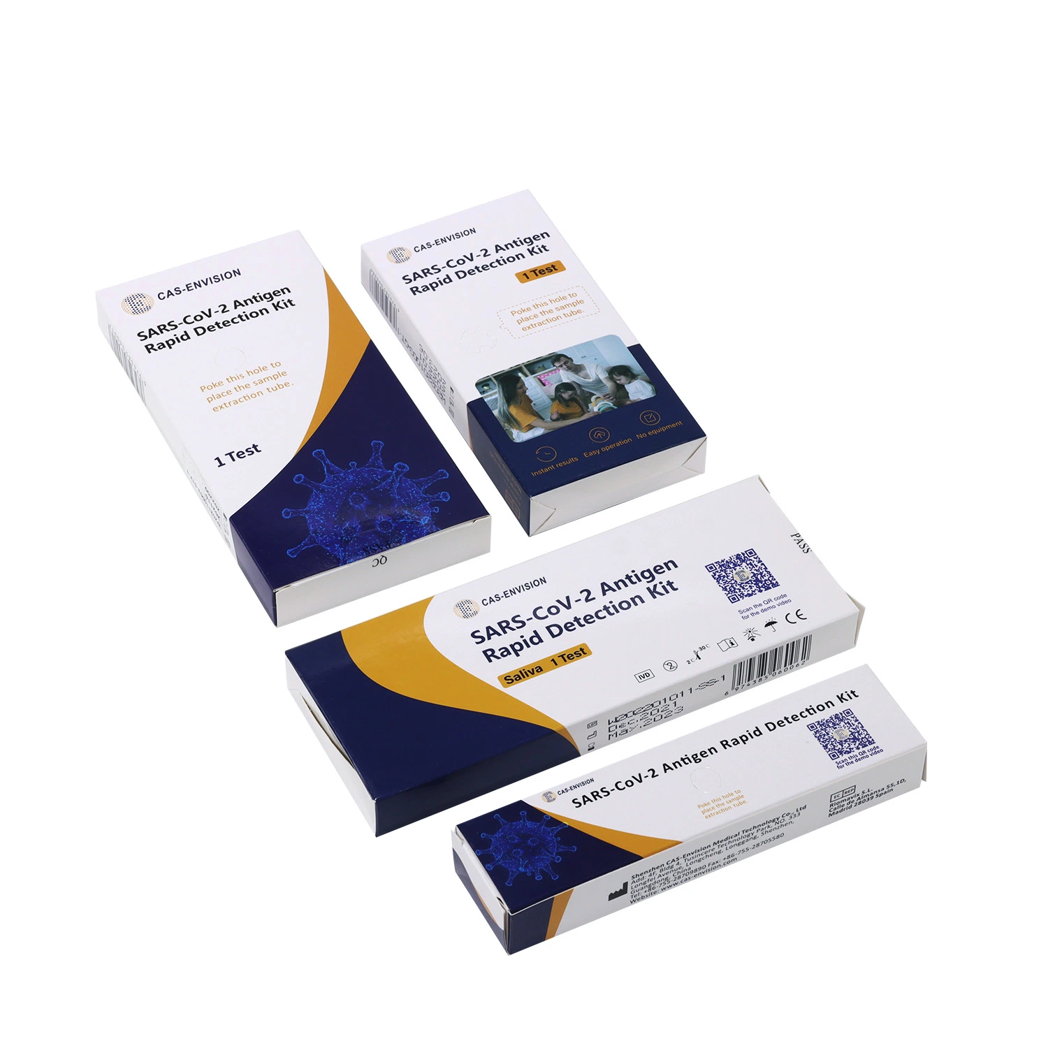 IVD Medical Supply Lab Equipment Diagnostic Kit Antigen Rapid Test Eliminación de kit saliva PCR máquina