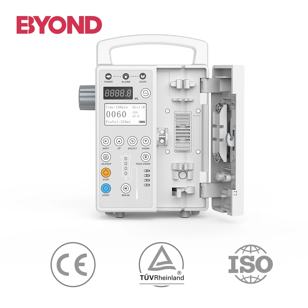 Utilisation de l'hôpital, des dispositifs médicaux de la pompe à perfusion avec certificat CE