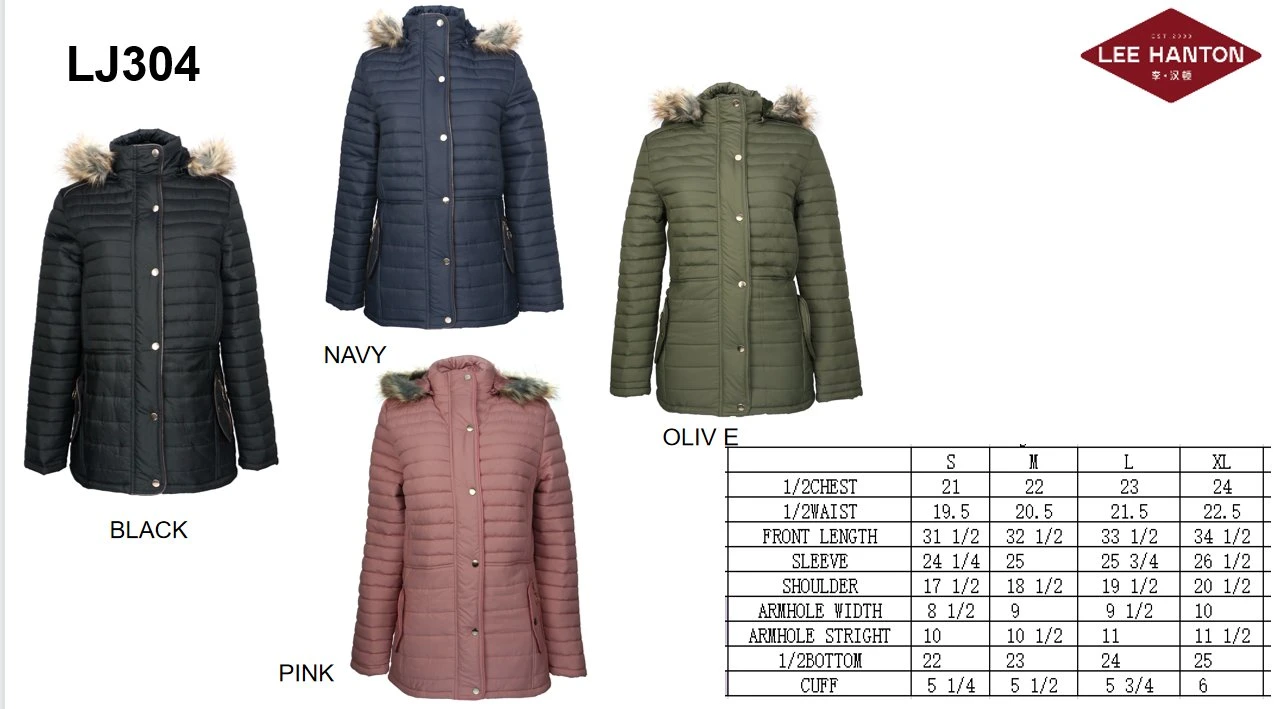 Women's 75D Cozy Soft Jacket Anti-Cold High quality/High cost performance  Winter Apparel