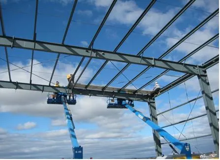 Vorgefertigte Maßgeschneiderte Stahlstruktur Flugzeug Hangar