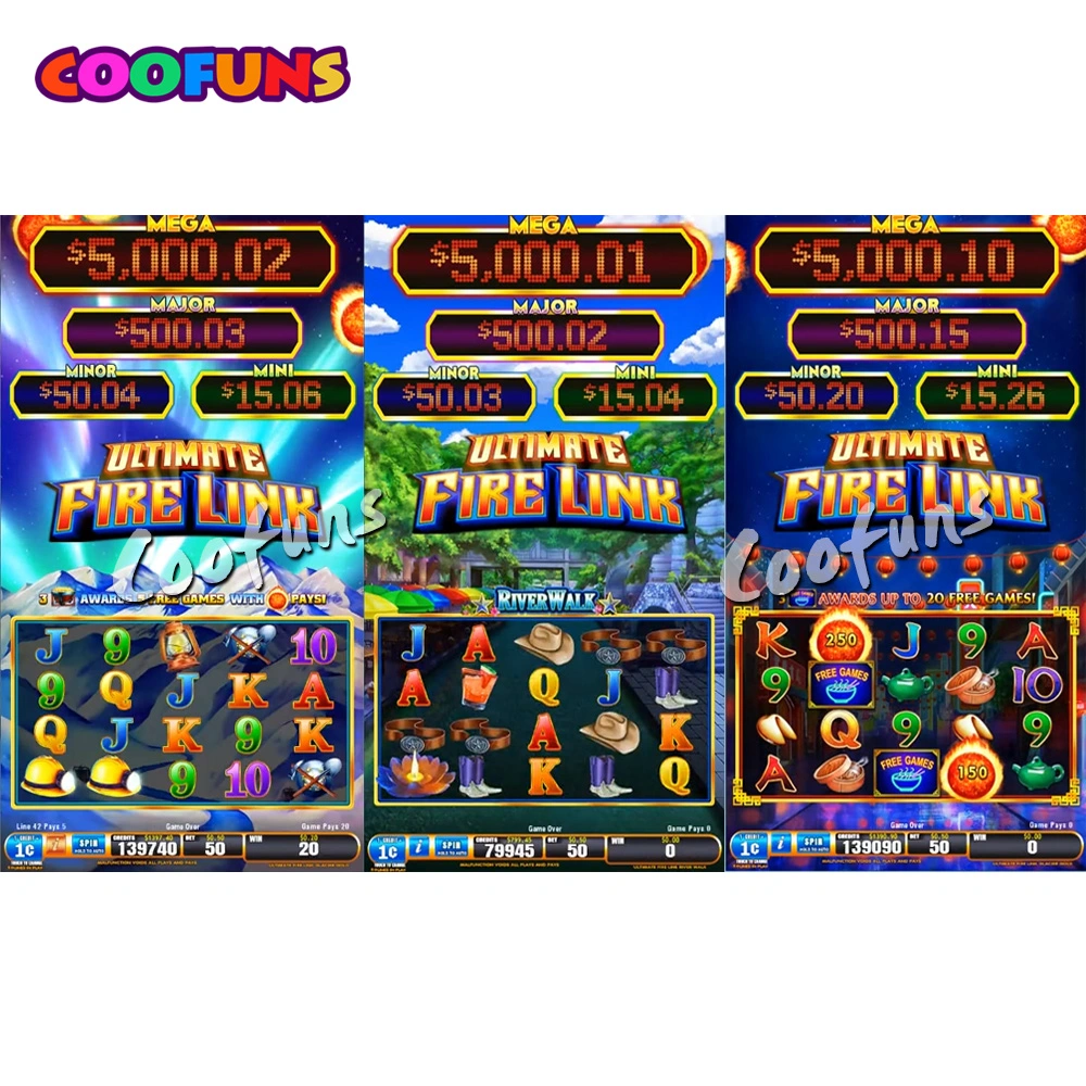 Wholesale/Supplier Casino Gambling Video Poker Slot Game Machines with Fire Link