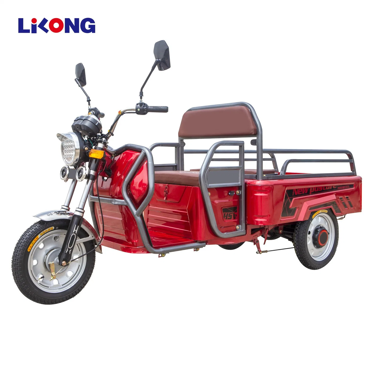 2021 New Design High Speed Gasoline Motorcycle for Cargo, Petrol Three-Wheeler Tricycle