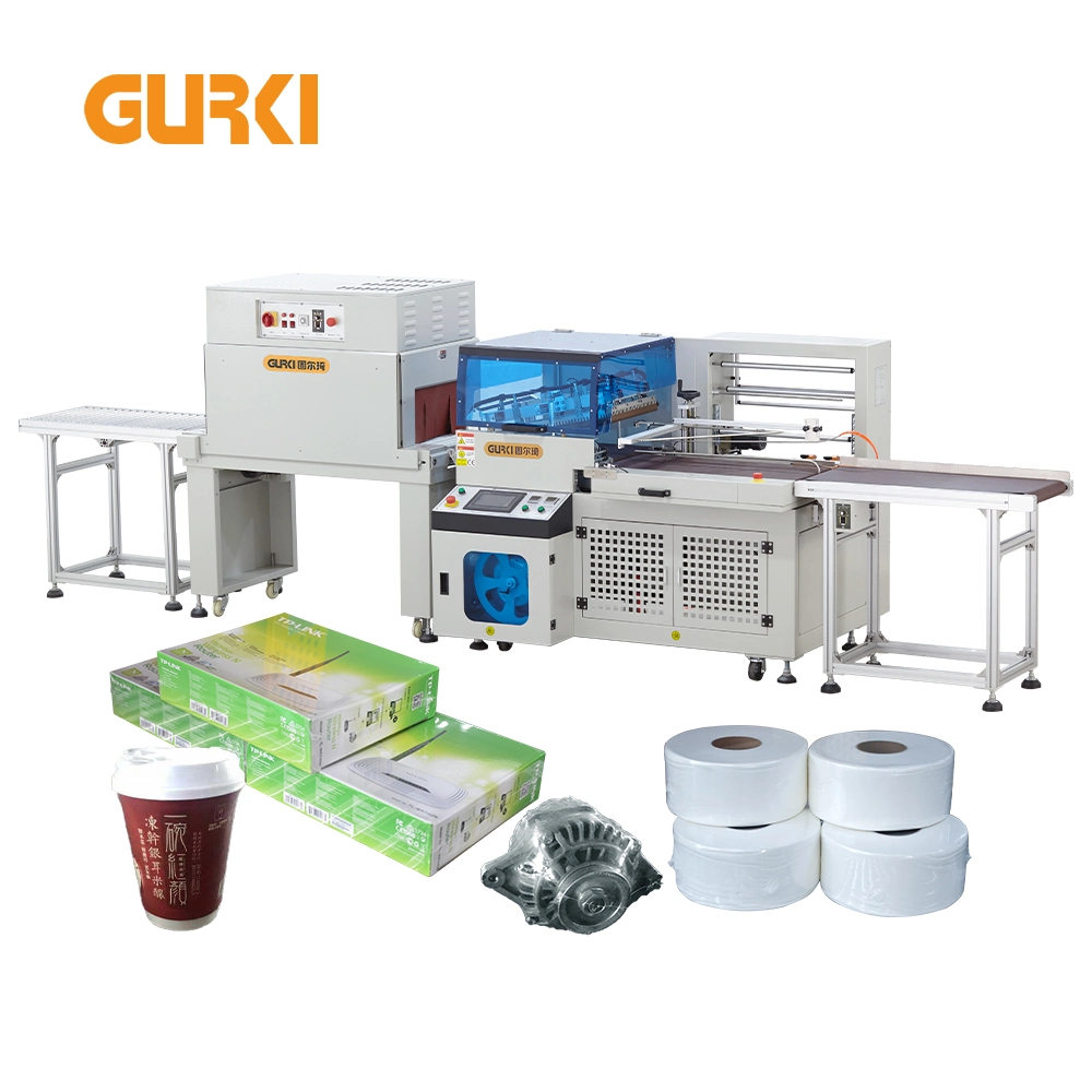 Automatic L Bar Sealer Shrink Wrapping Packaging Machine Automatic POF Film Wrapping Plastic Machine