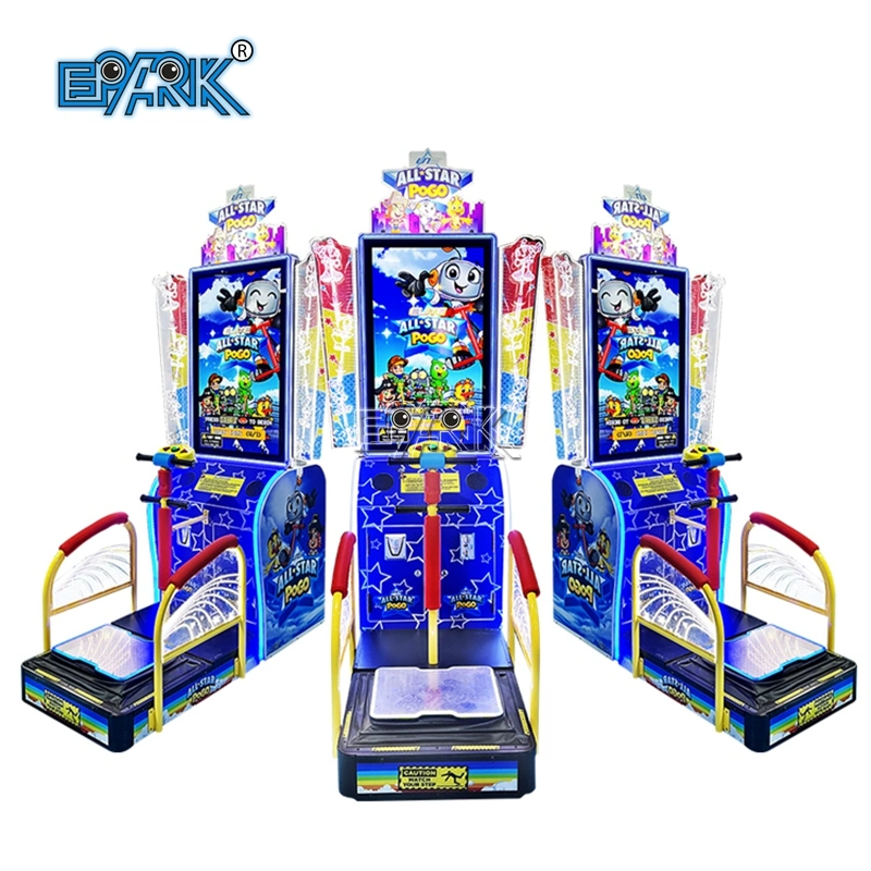 Coin Operated Arcade Kids Sports Game Machine All Star Pogo Jumping Arcade Game Machine