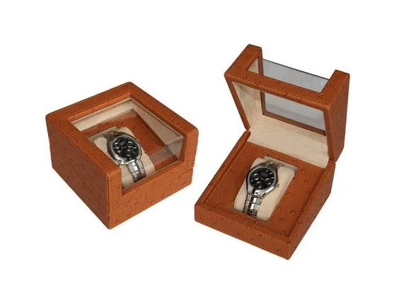OEM Custom Luxury PU Leather Watch Display Box Gift Box with Window