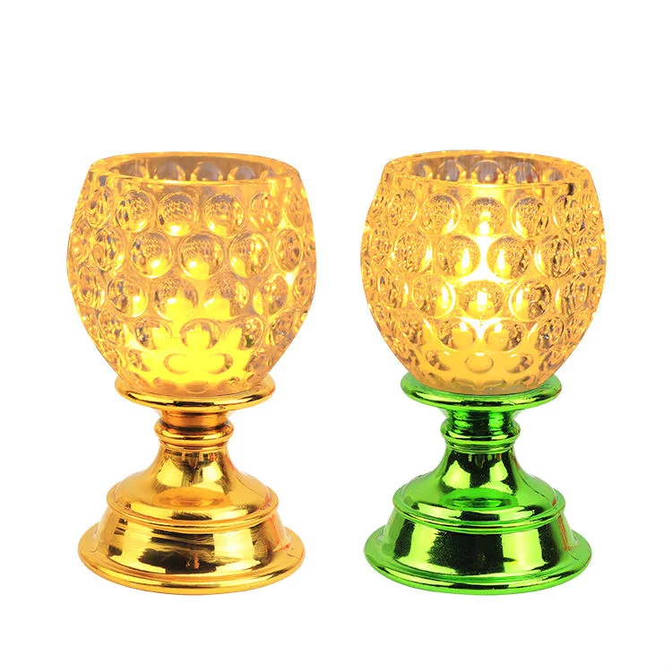 Bestseller Kristall Honeycomb Kerzenhalter Multi Color Tea Light Kerze mit Stand Home Dekor