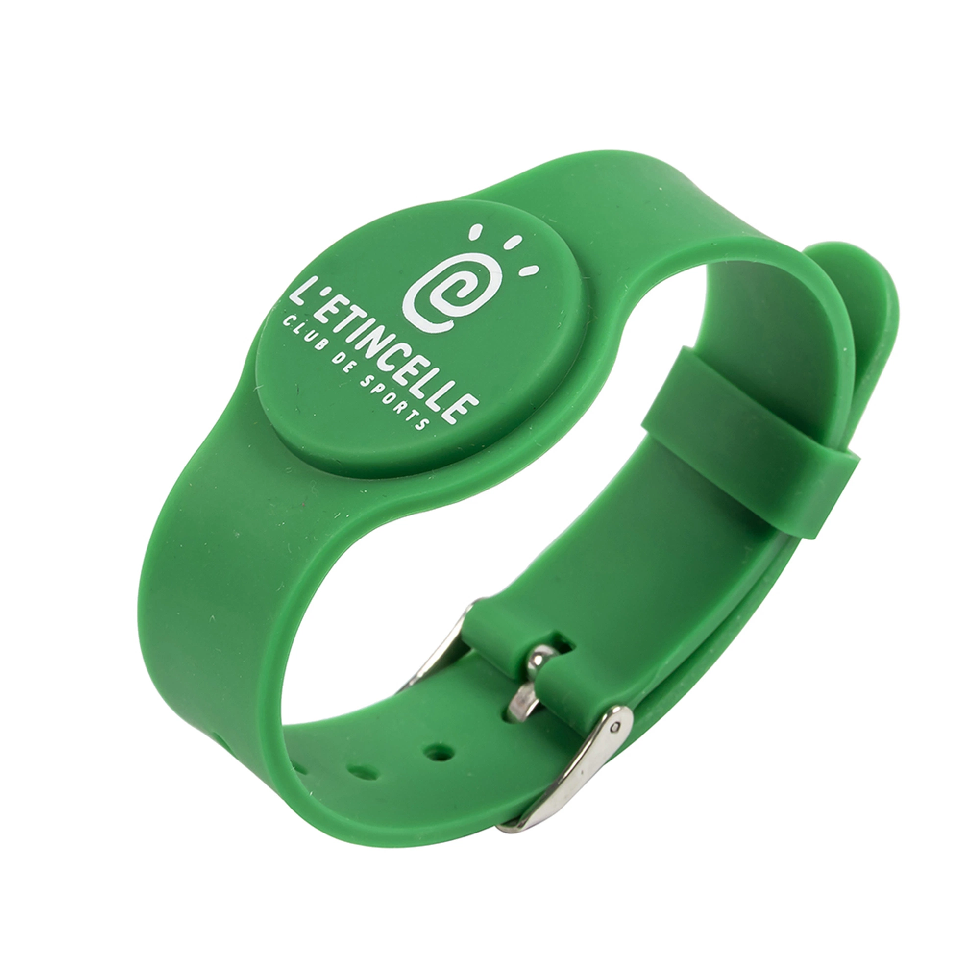 Watch Shape Cheap Promotion Gifts RFID Silicone Wristband Customized Logo for Events Waterproof Bracelet